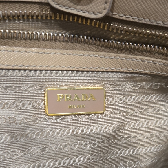Prada Tan Leather Satchel - Picture 9 of 15